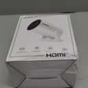 [Built-in Apps & 2026 Upgraded] Mini Projector Support 4K 1080P Auto Keystone 180 Rotatable with WiFi 6 and Bluetooth 5.4, Projector Portable Compatibile with HDMI/TV Stick/Memory Stick/Laptop-Black