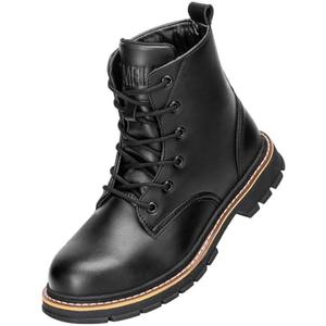PAMEILA Steel Toe Boots for Women Men, Waterproof Lightweight Safety Work Boots Durability Composite toe Construction Shoes with 6" 38, Black  PAMEILA Steel Toe Boots for Women Men, Waterproof Lightweight Safety Work Boots Durability Composite toe Construction Shoes with 6" 38, Black