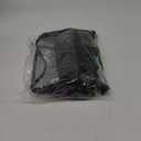 Stadium Approved Clear Lunch Bag - Heavy Duty Medium Transparent Box for Work Correctional Officers Men & Women (Black)