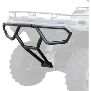 A & UTV PRO Rear Brushguard for Polaris Sportsman 450/570 2021 2022 2023 2024, Heavy Duty Rear Profile Bumper Guard Protector Accessories, Sturdy Steel Tube, Replace OEM #2884847, Black