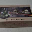 2 Pack Cute Cartoon Remote Control Battle Tanks with Laser tag|Hobby RC Cars Shoot to Ejected Out|Military Army Toys for 6 7 8 Year Old Boys Girls | Christmas Birthday Gifts for 8-12