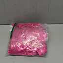 Ekouaer Womens Satin Pajamas Set Button Down 2 Piece Silk Pjs Shorts Set Ruffle Lingerie Notch Collar Sleepwear (Medium, Hot Pink)