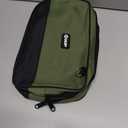 Zipper Tool Pouch Two Compartments Heavy Duty, Utility ToolBag with Carrying Handle D-Rings, Tools Storage Organizer for Electrician Mechanic, Gift for Men Dad,Green