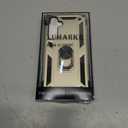 2 x LUMARKE for Galaxy A55 Case with Screen Protector,Pass 16ft. Drop Tested Military Grade Protective Phone Cover with Magnetic Ring Kickstand Compatible with Car Mount Holder Gold (Yellow)