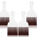 Boao 4 Packs Coil Brush Air Conditioner Condenser Refrigerator Cleaning HVAC Coil Cleaner Small Plastic Whisk Brush (Brown)