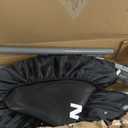 BCAN 40/48" Foldable Mini Trampoline Max Load 330lbs/440lbs, Fitness Rebounder with Adjustable Foam Handle, Exercise Trampoline for Adults Indoor/Garden Workout