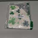 Artoid Mode Beige Shamrock St. Patrick's Day Round Placemats Set of 4,14 Inch Seasonal Holiday Farmhouse Table Mats for Party Kitchen Dining Decoration