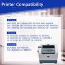 TN650 Toner Cartridge and DR620 Drum Unit Replacement for Brother TN650 TN-650 TN580 TN-620 DR620 DR-620 use with HL-5370DW HL-5250DN HL-5340D HL-5240 MFC-8480DN MFC-8860DN MFC-8890DW Printer 2 Black
