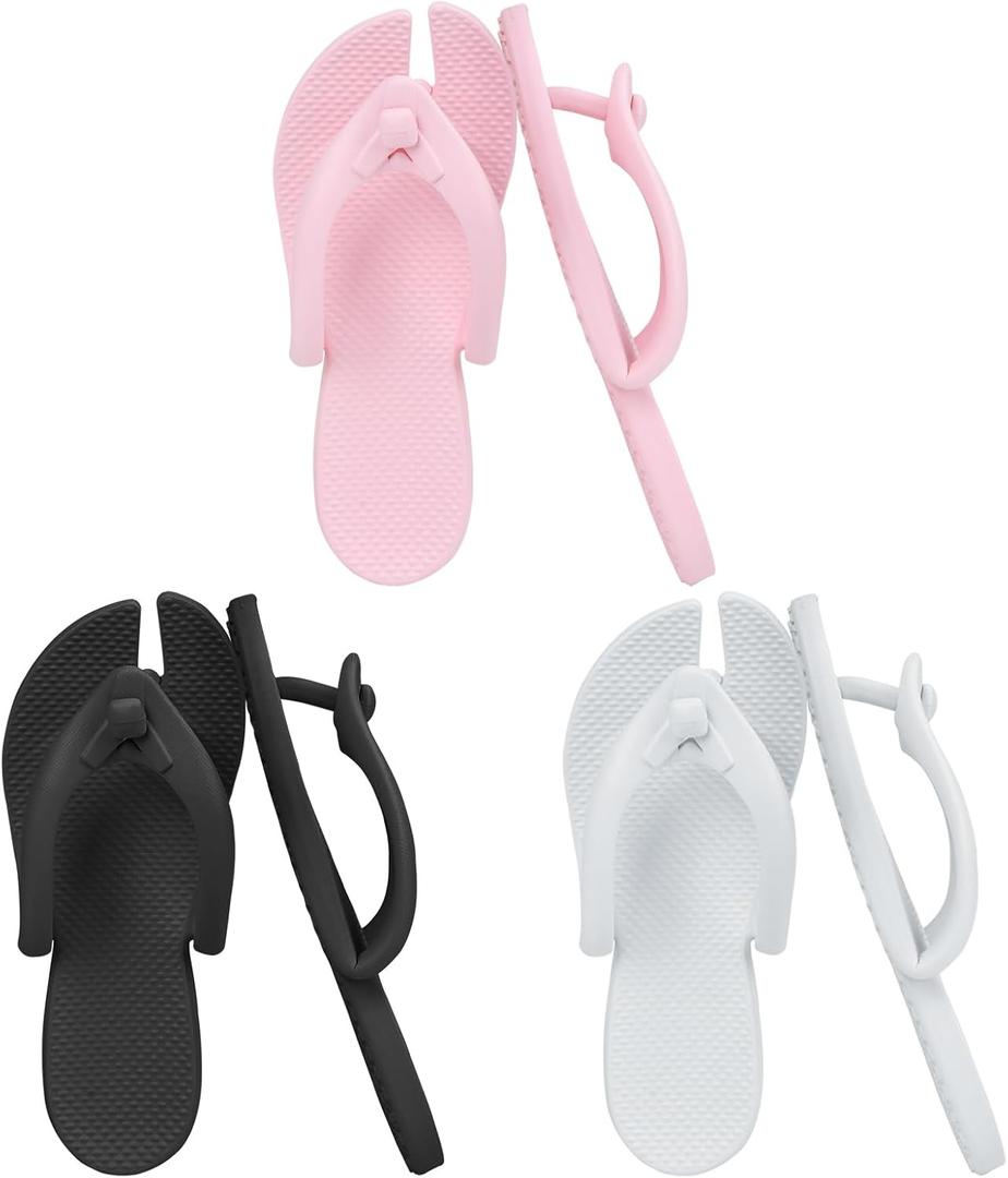 Flip Flops for Women Men Quick-Dry Shower Shoes Foldable Travel Slippers Lightweight Non-Slip Bathroom Summer Beach Thong Sandals 9-10 Womens