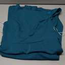 BeryLove Women's Formal Elegant Wedding Guest Dresses One Shoulder A Line Maxi Cocktail Slit Dress, Size S GREY/BLUE