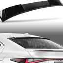 Roof Spoiler Compatible with 2021-2025 for Lexus IS300 Sedan Base 2021-2025 for Lexus IS350 Sedan Base/F Sport 2022-2025 for IS500 F Sport Performance Gloss Black Rear Roof Spoiler