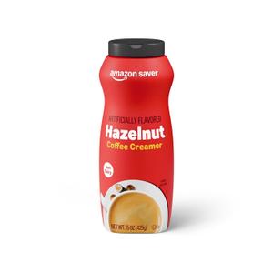 5 Pack Amazon Saver, Hazelnut Coffee Creamer, 15 Oz, Best By APR2027