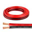 8 Gauge Wire 5 Feet, 8/2 AWG Pure Copper Wire, 8AWG 2 Conductors Red Black Oxygen Free Stranded Low Voltage Wire for Solar Panel, Automotive, Audio Auto, LED Lighting(8 AWG 5FT)