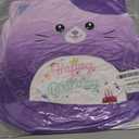 Cat Stuffed Animal Cat Plush Toys 12 Inch Soft Plushies Pillow Cute Gradient Purple Plushies Room Decoration Birthday Gifts for Kids Toddlers Girls and Boys (Medium)