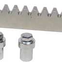 Galvanized Gear Steel Gate Rack for Sliding Gate Opener Including Installation Screws 4 Meters(13.12 feet)