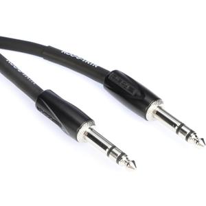 Roland Black Series Interconnect Cable, 1/4-Inch TRS to 1/4-Inch TRS, Balanced, 5-Feet
