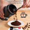 SHARDOR Electric Super Silent Blade Coffee Grinder, Timed Grind Control Rotary Knob, Adjustable Coarse to Fine for Coffee Beans, Spices & Herbs, Black