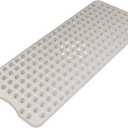 AmazerBath Shower Mat Non Slip 40 x 16 Inches, Shower Stall Mats with Suction Cups and Drain Holes, Non Slip Bath Mat for Tub for Elderly & Kids,