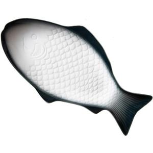 OSALADI Fish Shaped Plate Ceramic Fish Dish Porcelain Fish Plate Fish Serving Platter Porcelain Serving Platters Appetizer Serving Tray