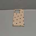 Polka Dots Matte Rectangle Phone Case Compatible with iPhone 14 Pro 2022 Cute Retro Vintage Boho Stylish Design Slim Protective Girly Cover(i14pro 6.1",Nude Almond)