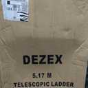 Telescoping Ladder 16.4 FT, Aluminum Lightweight Extension Ladder,330lbs Capacity