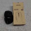 TECKNET Wireless Mouse, 2.4G Ergonomic Optical Mouse, Computer Mouse for Laptop, PC, Computer, Chromebook, Notebook, 6 Buttons, 24 Months Battery Life, 2600 DPI, 5 Adjustment Levels, for Small Hand (Black)