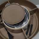 Cheese & Chocolate Fondue Machine, Candy Melting Pot for Party, Electric Fondue Pot Set, Chocolate Warmer, Hot Chocolate Maker, 4-Section Food Tray, Brown