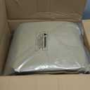 28ft Round Winter Pool Covers for Above Ground Pool Cover 28FT Cover 4FT Overlap - 500D Windproof with Steel Cable & Heavy Duty Winch - Swimming Pool Winter Cover Beige