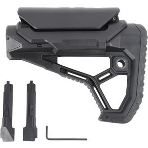 Cheek Height Raiseable Fixed Stock - Black - Gen II