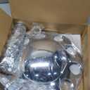 Chrome ABS Front Axle Cover with 33mm Screw-in Nut Cover for Semi Truck