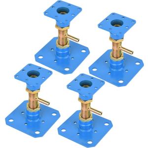 House Support Jacks for Leveling - 4.7" - 6.5" Height Range, 10000 lbs Load Capacity, Telescoping Jack Post for Stabilizing House, Stairs, Porches, Roof Beams and Temporary Support (Blue)