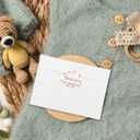 2 x Baby Shower Invitations - Our Little Wildflower Is Almost Here, 20 Fill In Watercolor Floral Invites With Envelopes And Stickers For Girl Boy, Gender Reveal Games, Party Favors And Supplies - A07