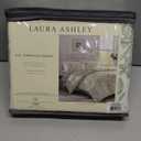 Laura Ashley Home - Queen Duvet Cover Set, Reversible Cotton Bedding with Matching Shams, Lightweight Home Decor for All Seasons (Natalie Sage, Queen) Green (Queen (3-Piece))