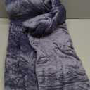 Heated Blanket Throw 50" x 60" - Soft Flannel Sherpa Electric Blanket Throw with 5 Heating Levels & 4 Hours Auto Off, Machine Washable, Ideal Gift for Grandma (Purple)