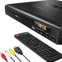 DVD Players for TV with HDMI, DVD Players That Play All Regions, Simple DVD Player for Elderly, CD Player for Home Stereo System, Included HDMI and RCA Cable