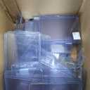 1200 Card Sleeves Top Loaders for Cards, 3" x 4" Hard Plastic Toploaders, Baseball Card Protectors, Trading Card Holder for Football Sports Cards (600 Toploaders + 600 Penny Sleeves)