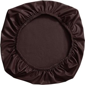 PU Leather Chair Seat Cover, Soft Waterproof Simple Seat Cover, 15-20 Inch Dustproof Non Slip Seat Cover Slipcover (Coffee)