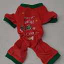 Dog Christmas Pajamas - Soft Velvet Dog Winter Clothes for Small to Large Pets