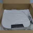 XCQQ Bidet Toilet Seat Round, Unlimited Warm Water, Heated Toilet Seat, Warm Air Dryer, Rear and Feminine Washing, Soft Closed Toilet Lid, Night Light, Smart Toilet Seat with Bidet Requires Outlet