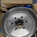 12" x 2" Trailer Brake Drum Kit 6 on 5.5" Replacement for 5200-6000 LBS Axle Hub Heavy Duty 6 Bolt Trailer Brake Hub Drum Assembly 1/2"-20 Drums Replace 008-201-09, 42656-22003K