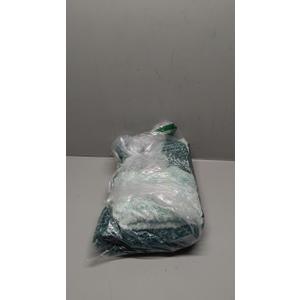 OLANLY Bathroom Rug Set 2 Piece, Soft Absorbent Microfiber Bath Rug Set, Non-Slip, Machine Wash Dry, Plush Shaggy Bath Mats for Bathroom (30"x20"+24"x16", Blackish Green)