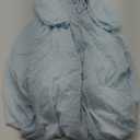 R.Vivimos Women Summer Half Sleeve Cotton Ruffled Vintage Elegant Backless A Line Flowy Long Dresses S