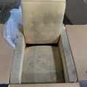 CHRISTOPHER KNIGHT HOME Mason Mid-Century Modern Tuft Back Recliner (Qty of 1, Fabric/Muted Yellow)