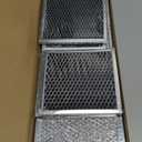 Fits for Whirlpool W10208631A Microwave Grease Filter - Approx 13" x 6" (2-Pack) & 8206230A Microwave Charcoal Filter by AMI PARTS (4-Pack)