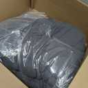 L'AGRATY Weighted Blanket for Adults- Dark Grey, 48"x72", 15lbs, Twin Full Size Heavy Throw Blanket, Cooling, Breathable, Microfiber with Glass Beads, Big, Washable, All-Season