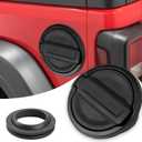 Gas Cap Fuel Door Gas Tank Cover for Jeep Wrangler JL 2018 2019 2020 2021 2022 2023 2024 2025 2026 Sport Rubicon Sahara & Unlimited 2-Door 4-Door
