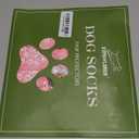 EXPAWLORER Anti Slip Dog Socks to Prevent Licking Paws, Dog Shoes for Hot Pavement, Dog Booties for Small Medium Large Senior Dogs, Traction Control Boots & Paw Protectors for Hardwood Floors (Pink)