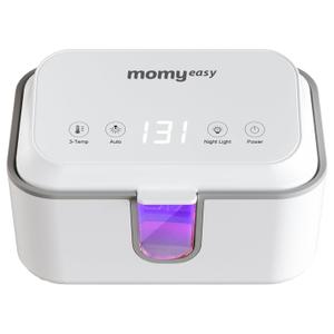 MOMYEASY Baby Wipe Warmer, Large Capacity Wipes Dispenser with 3 Temperature Modes, Even Heating Diaper Wipe Warmer with Night Light, Wipes Warmer for Babies/Adults
