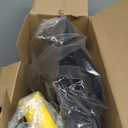 YEITSNOW Snow Shovel for Driveway 17-Inch Wide Ergonomic Heavy Duty Snow Removal Winter Tool 57 Long with Bent Handle Aluminum Edge Sharp Blade for Car Garage