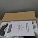 52" Ceiling Fans with Lights and Remote, Black Modern Ceiling Fan with 8 Dual Finish Blades,Quiet Reversible MotorFarmhouse Ceiling Fan with RGB Lights for Bedroom,Living Room,Patios